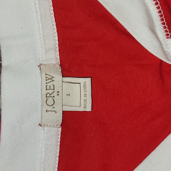 J. Crew Red Women's One Piece Reindeer Pajamas Sz: L - Picture 8 of 8